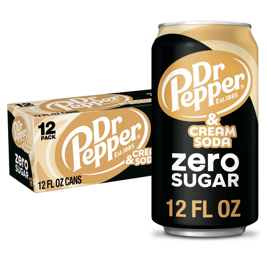 Dr Pepper & Cream Soda Zero Sugar O8